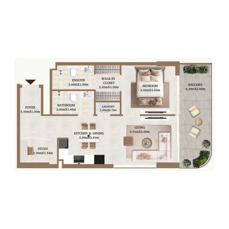 Arthouse Private Residences 1 Bedroom