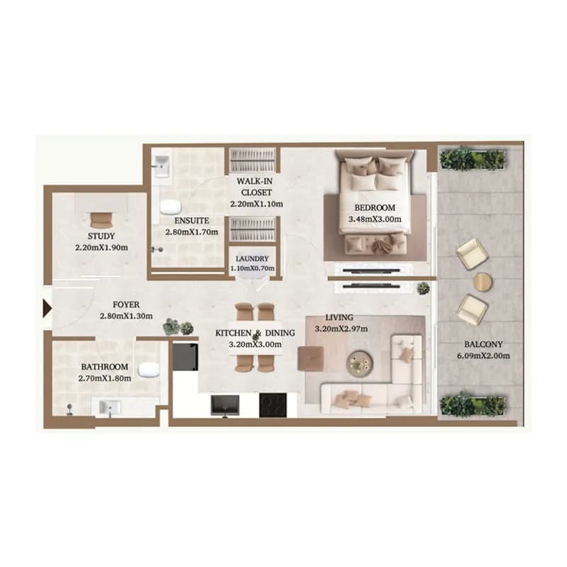 Arthouse Private Residences 1.5 Bedroom