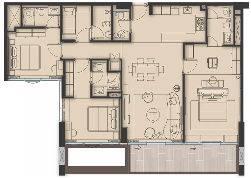 Sea Cliff 3 Bedroom
