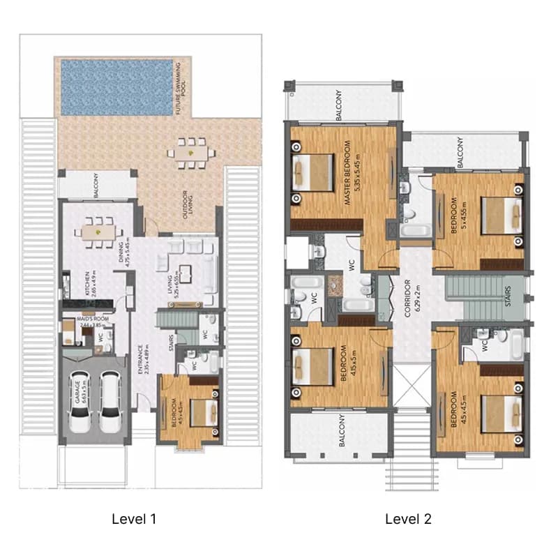 Al Habtoor Polo Resort Villas 5 Bedroom