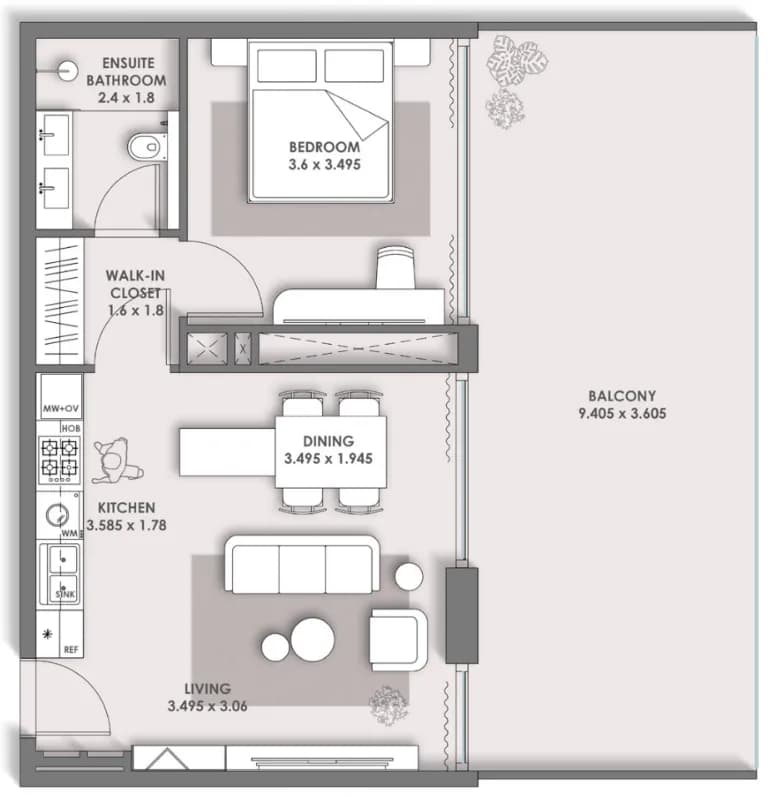 HOLM One 1 Bedroom