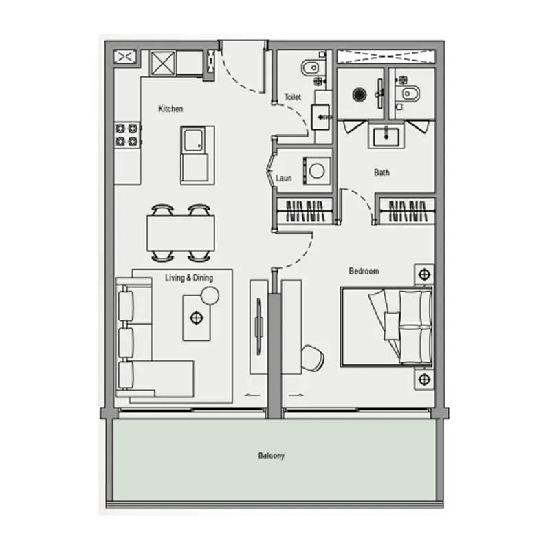 Oxford Cove by Iman 1 Bedroom