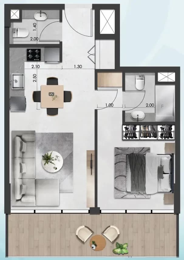 Saray South 1 Bedroom