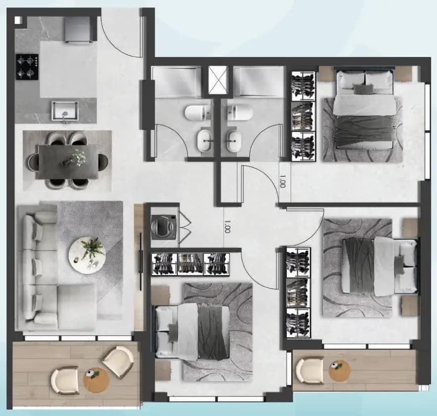 Saray South 3 Bedroom
