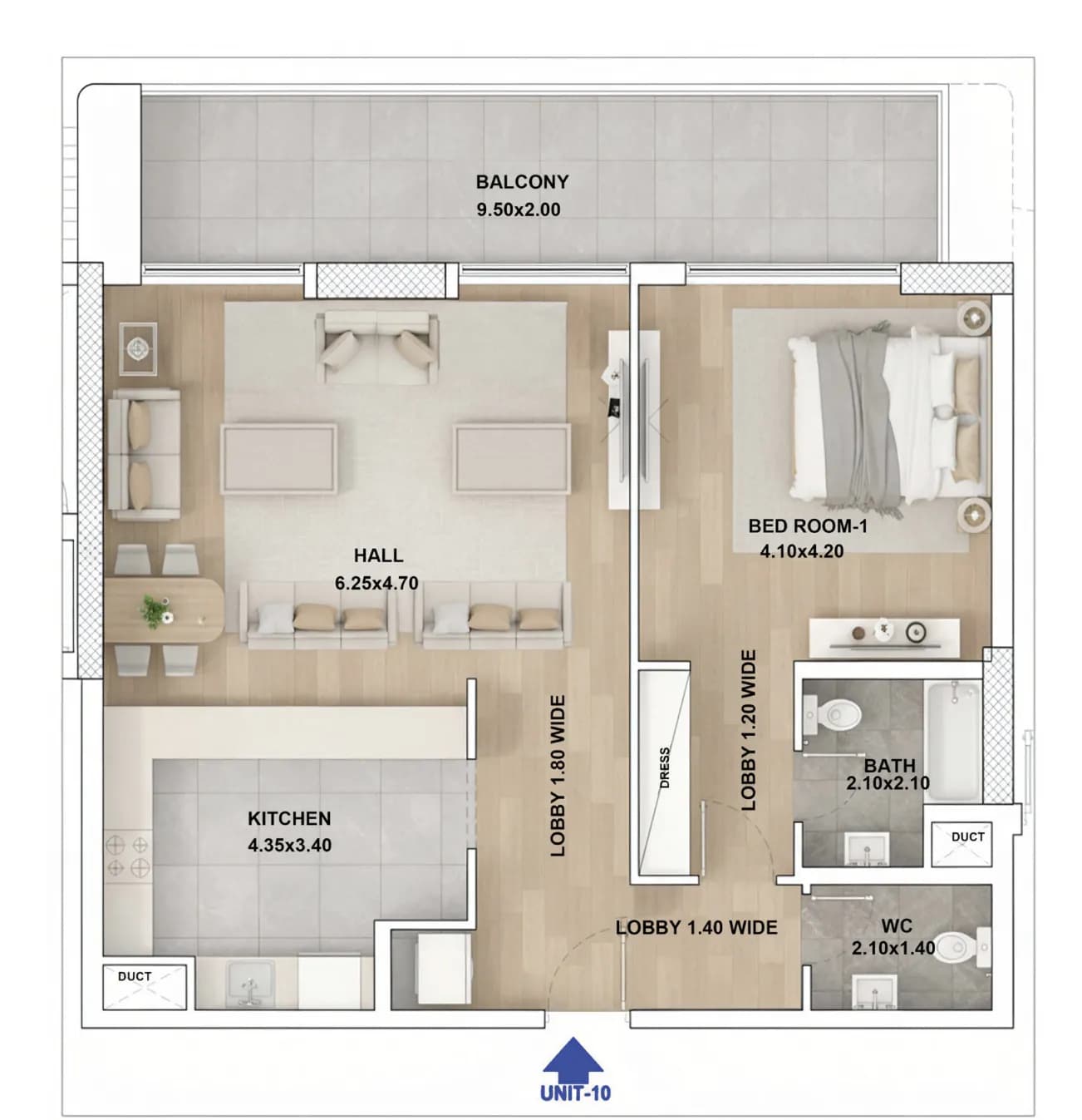 RR Grand 2 Bedroom