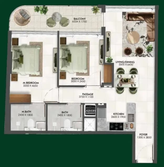 Enchante 2 Bedroom