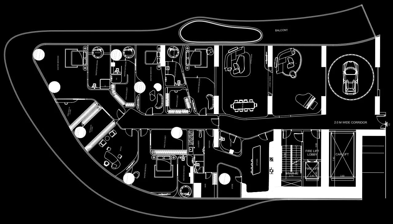 Bugatti Residences by Binghatti 5 Bedroom