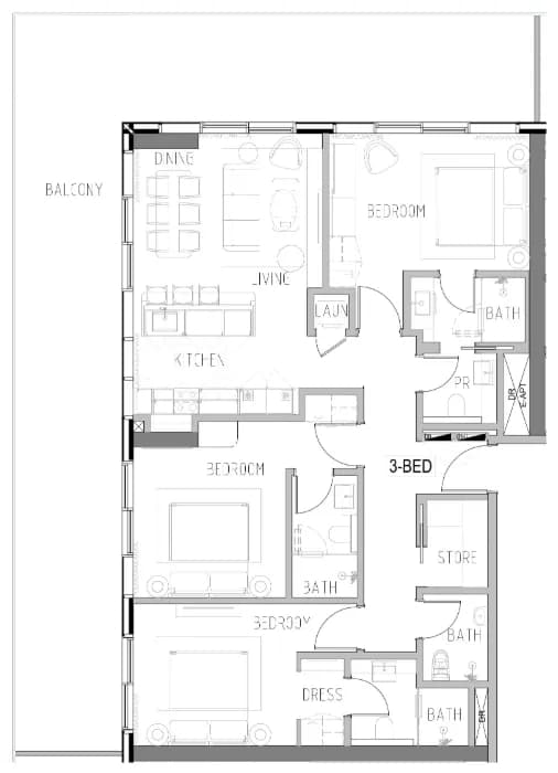 Shoreline 3 Bedroom