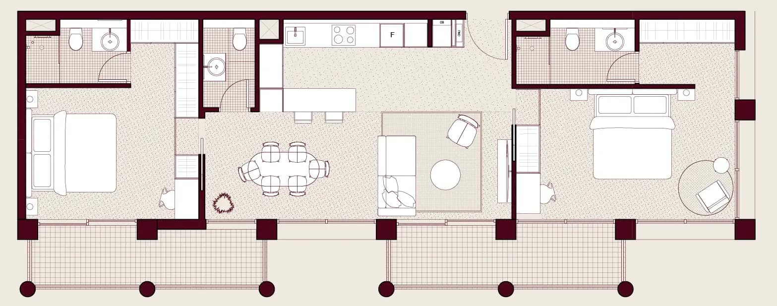 Enta Residences 2 Bedroom