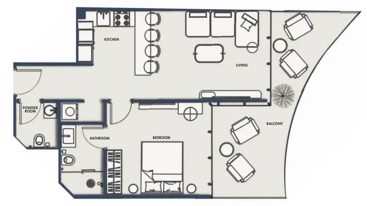 Amra Residences 1 Bedroom