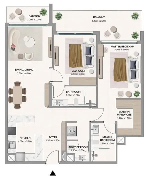 Woodland Terraces 2 Bedroom
