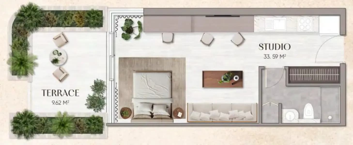 Urban Horizon 0 Bedroom