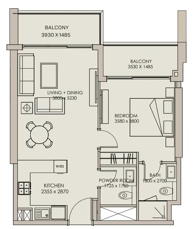 Nirvana Residences 1 1 Bedroom