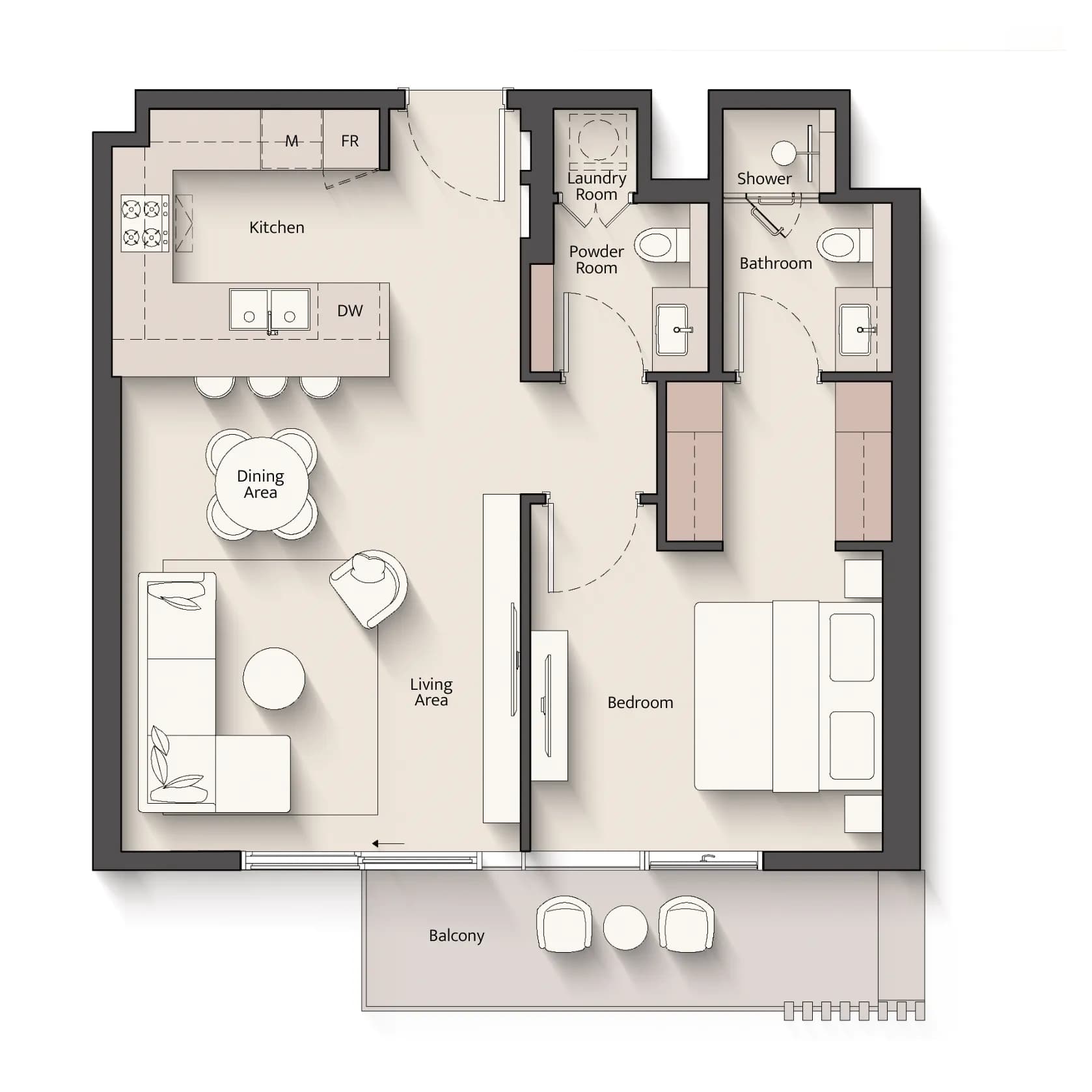 Everly Place 1 Bedroom