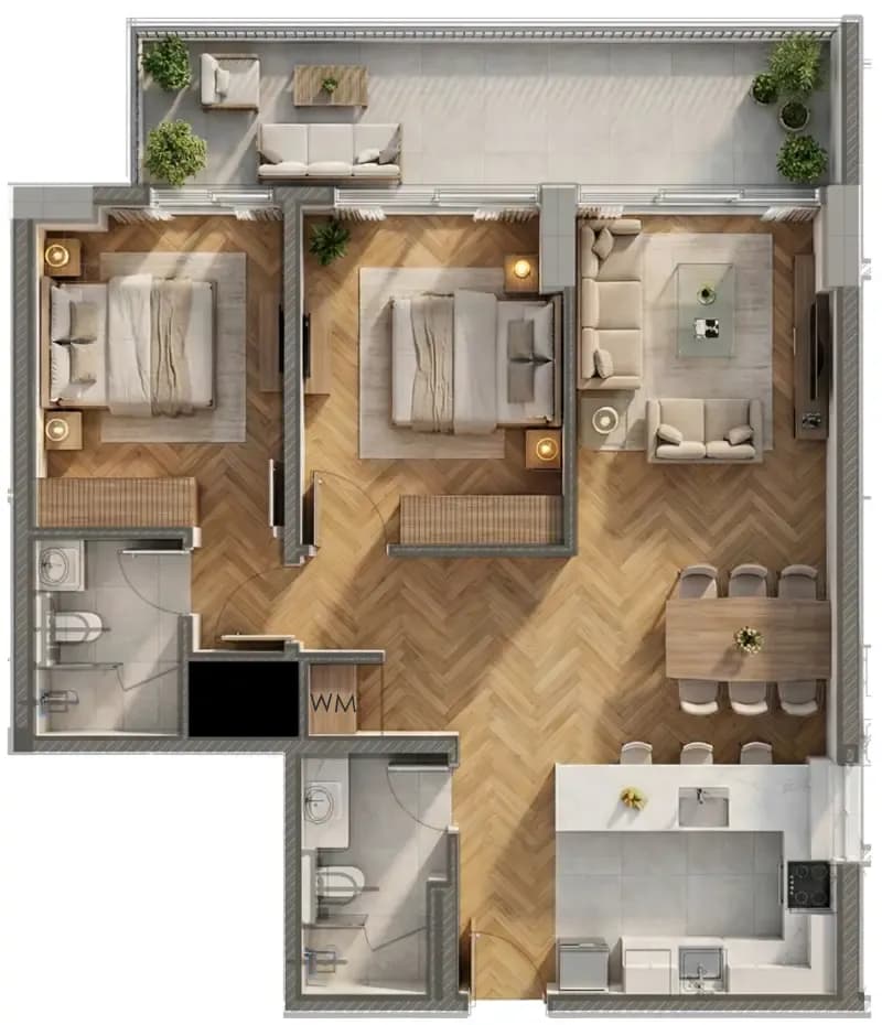 ARMAS By Zenith 2 Bedroom