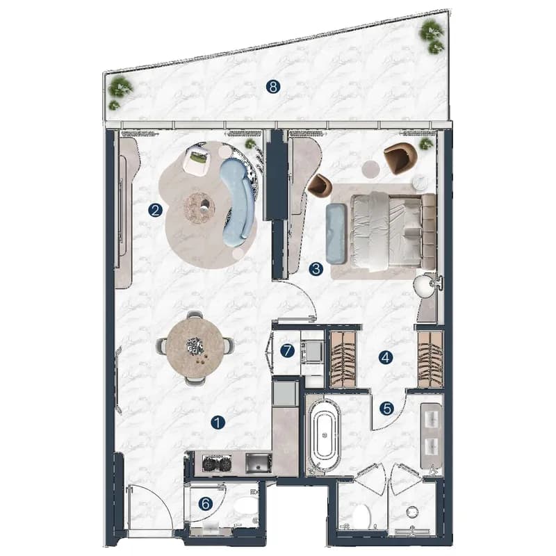 La Mazzoni 1 Bedroom