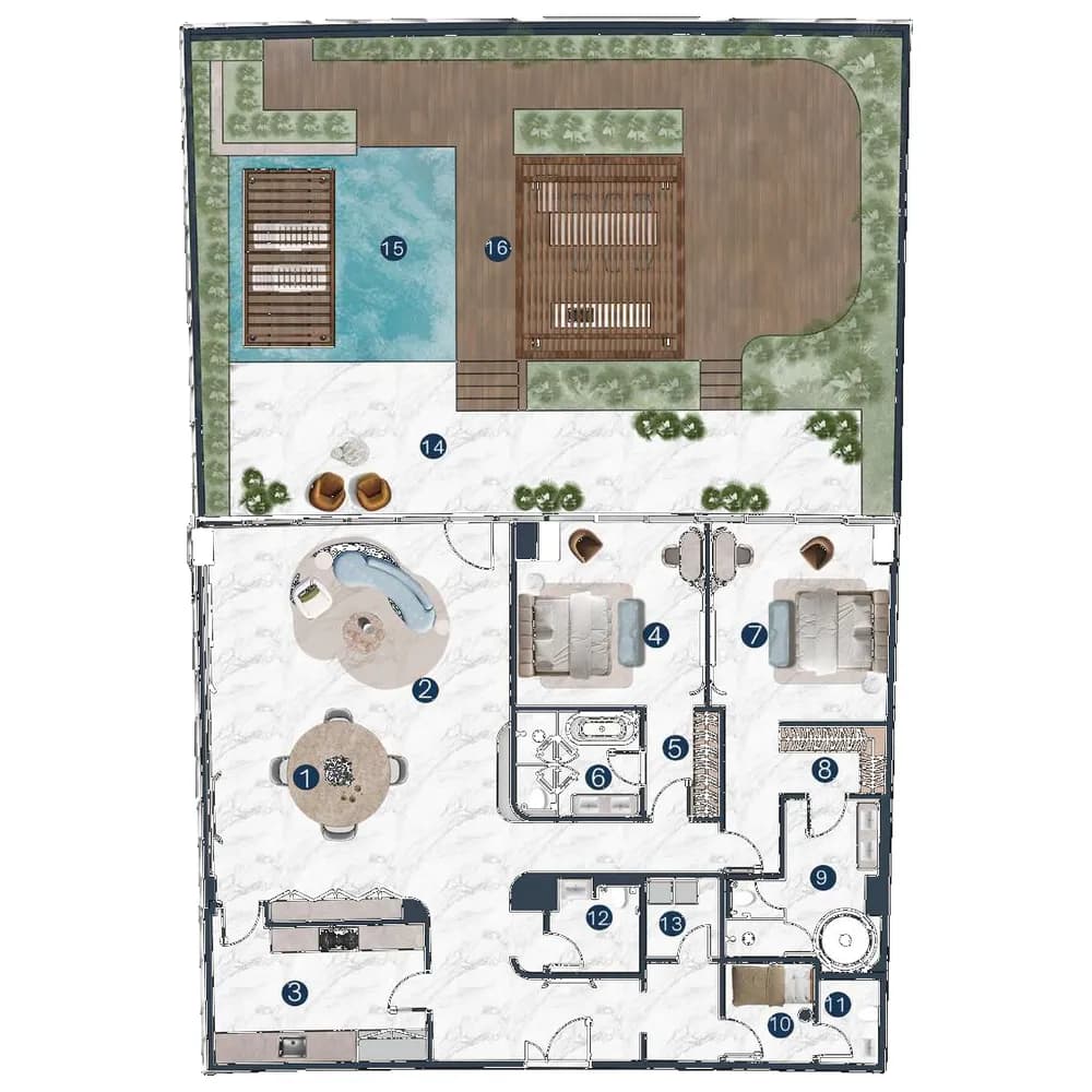La Mazzoni 2 Bedroom