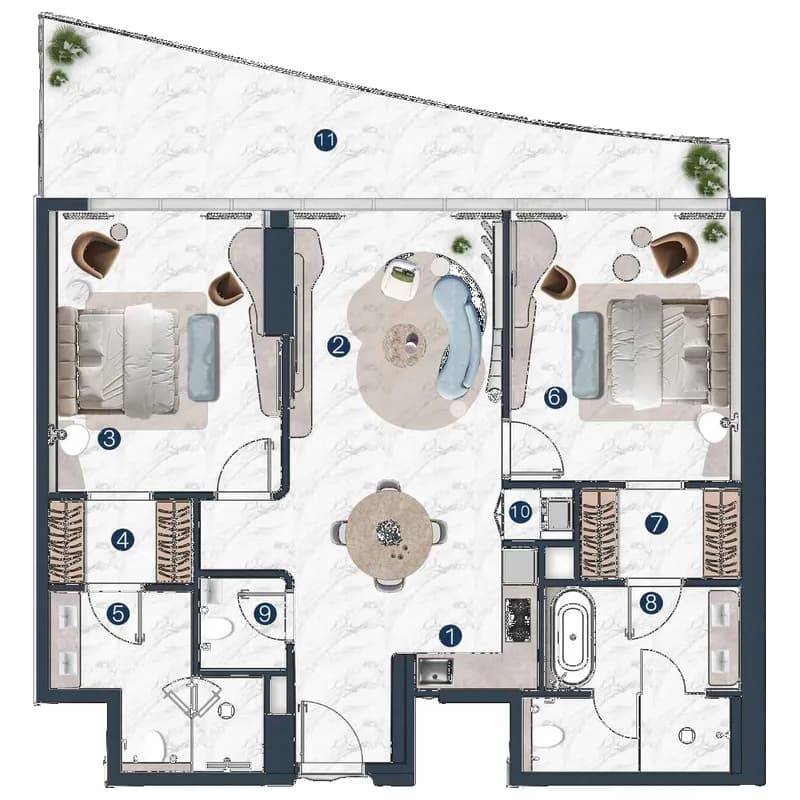 La Mazzoni 2 Bedroom