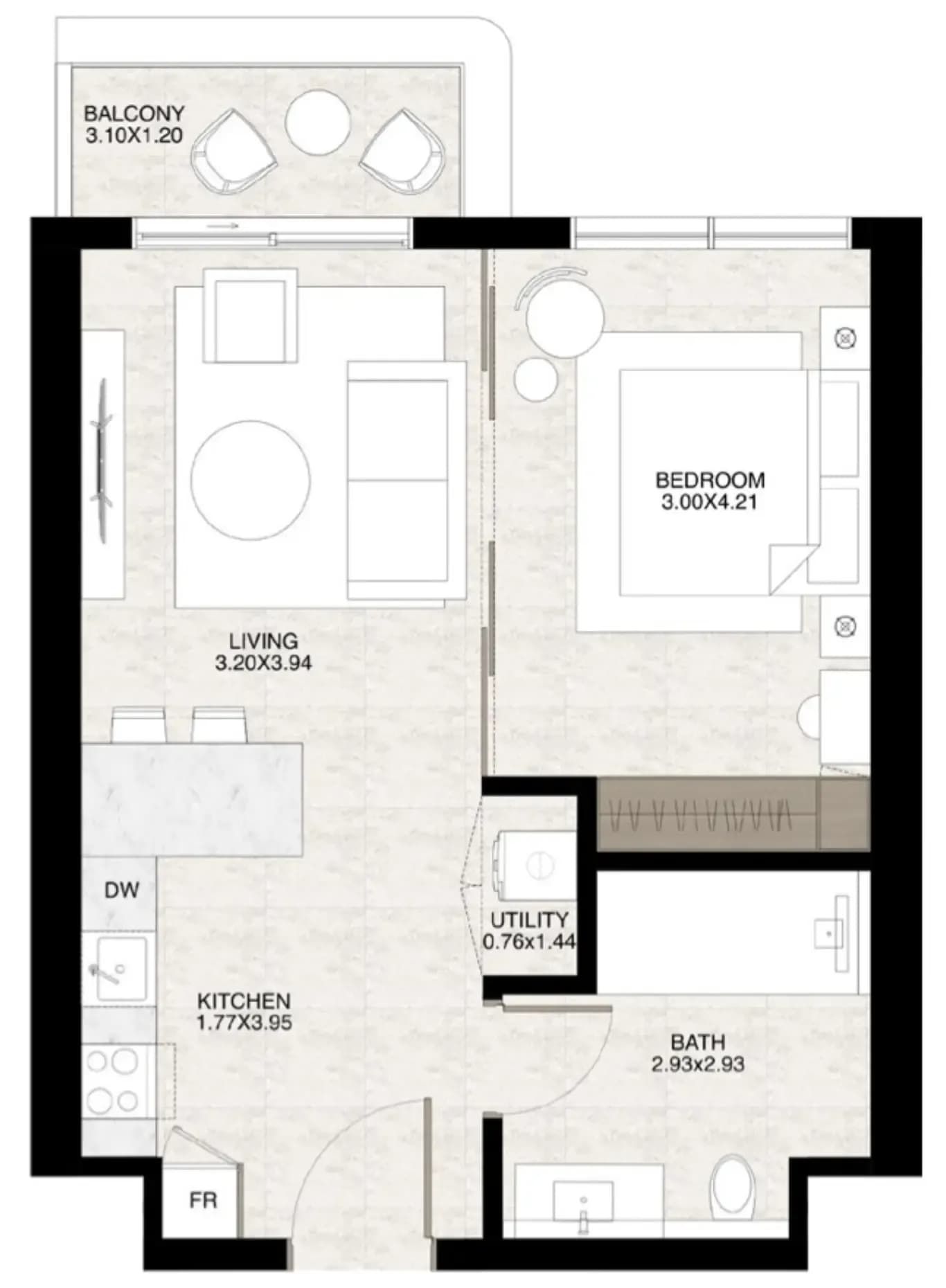 The Strand Lunara 1 Bedroom