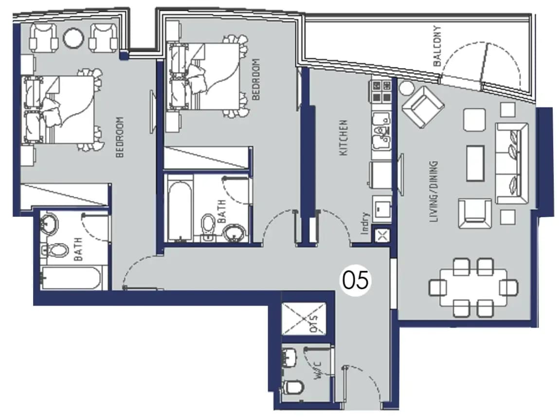 Amaris Tower 2 Bedroom