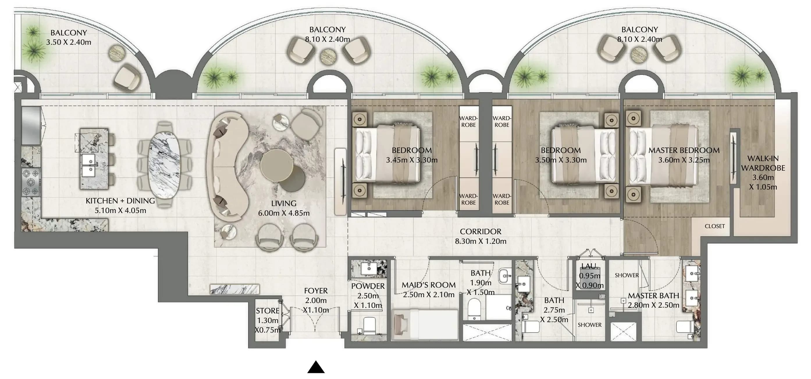 One Residence 3 Bedroom