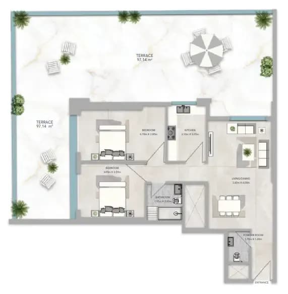 Azha Views Residences 2 Bedroom