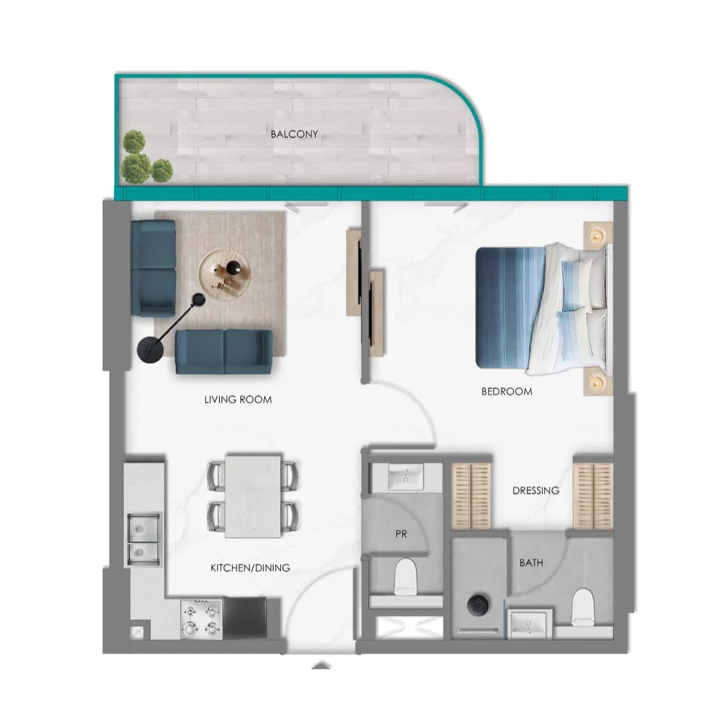 Samana South Haven 1 Bedroom