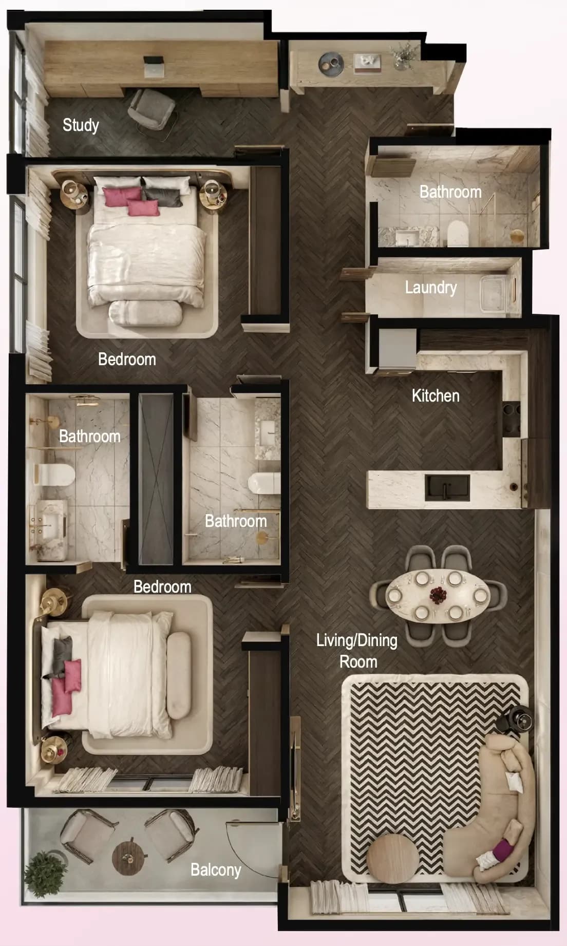 Fauchon Residences 2.5 Bedroom
