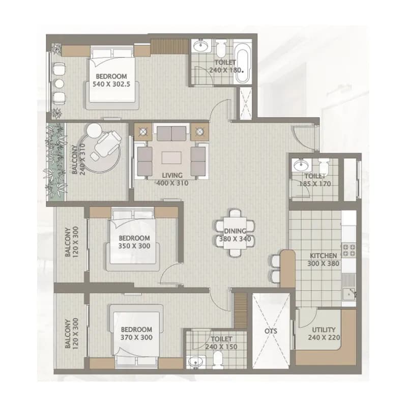 Platinum Heights 3 Bedroom