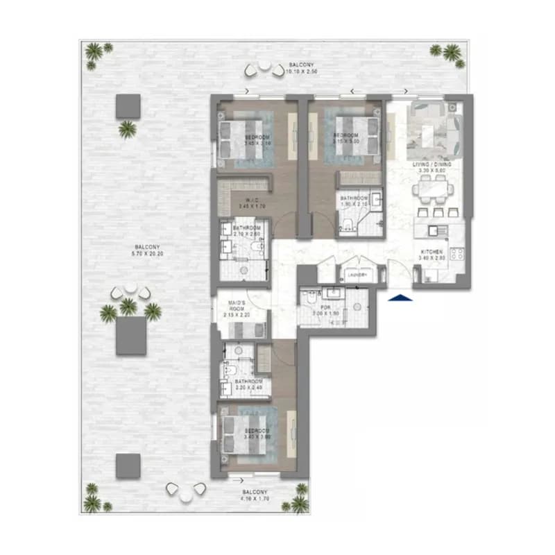 Chelsea Residences 1 Tower C 3 Bedroom
