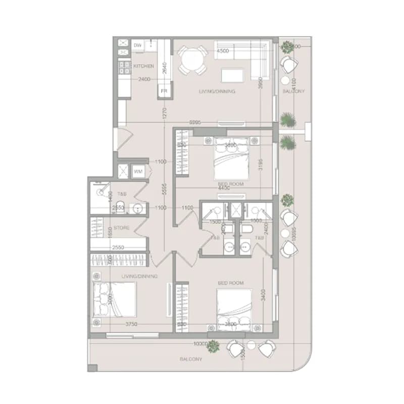 VERDAN1A 4 3.5 Bedroom