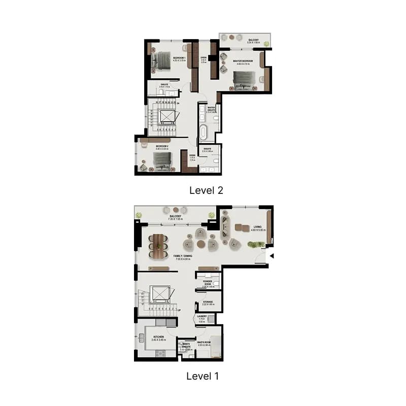 Boulevard Park - Towers A&B 3.5 Bedroom
