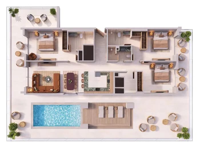 Binghatti Spectre 3 Bedroom