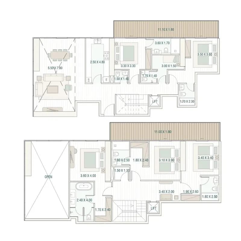 Bab Al Qasr Residence 77 5 Bedroom