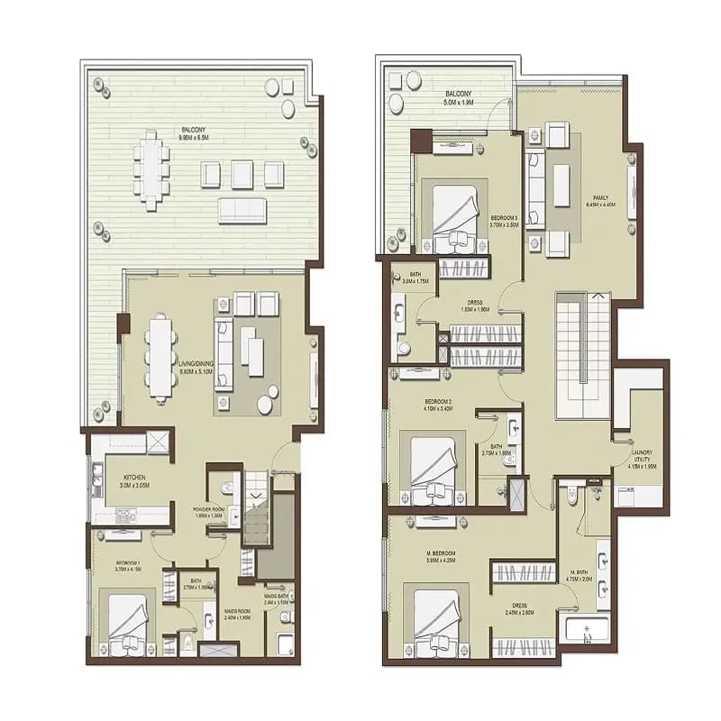 Mulberry 2 Park Heights 4 Bedroom
