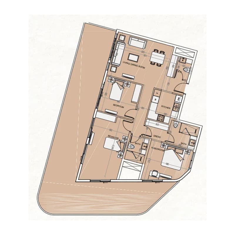 The WADI 3 Bedroom