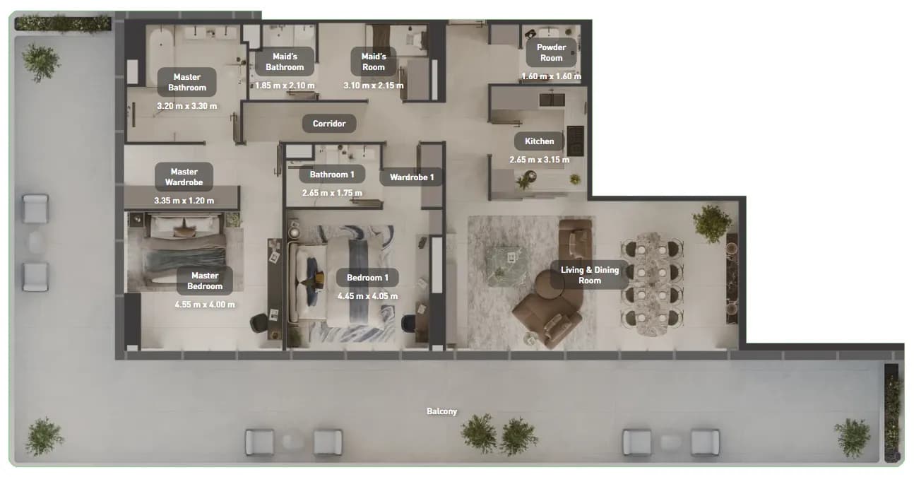 Juman 2 2 Bedroom