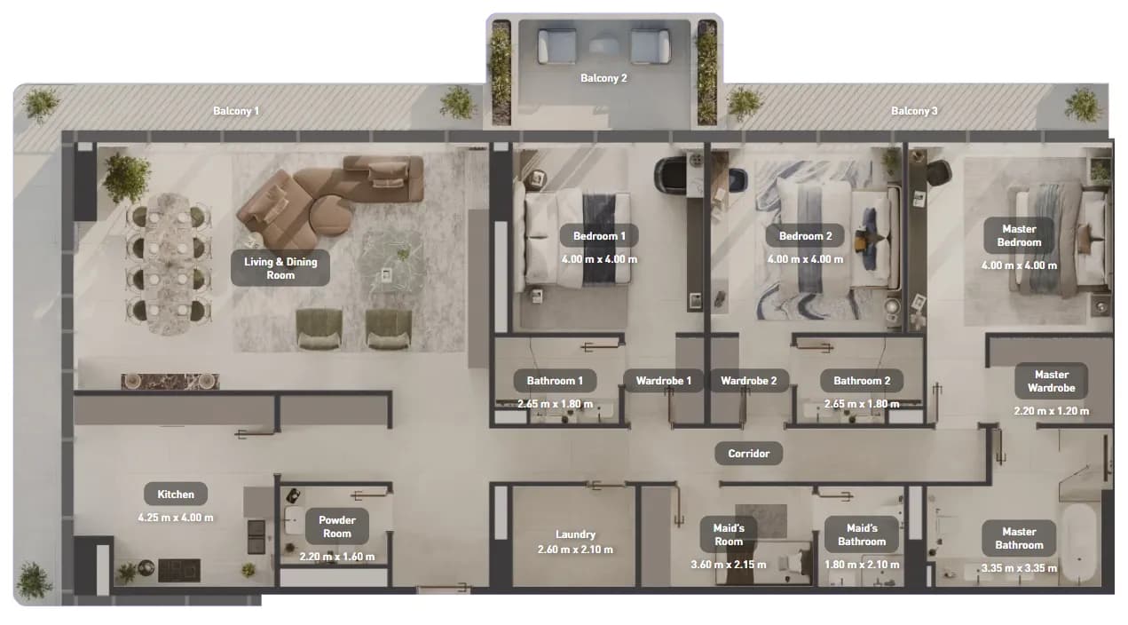Juman 2 3 Bedroom