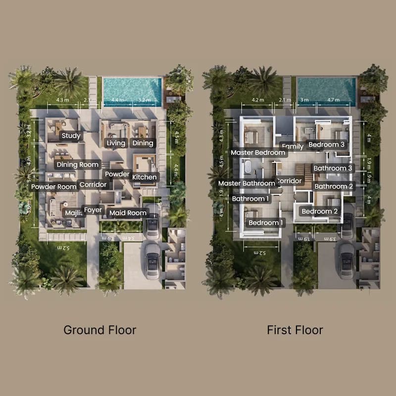 Yas Riva Reserve 4 Bedroom