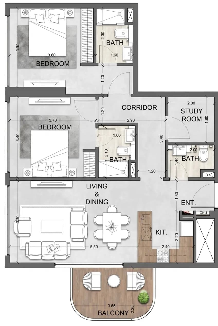 Future Avenue 2 Bedroom