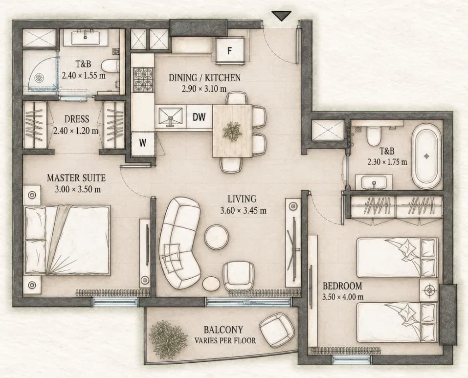 Epoque 2 Bedroom