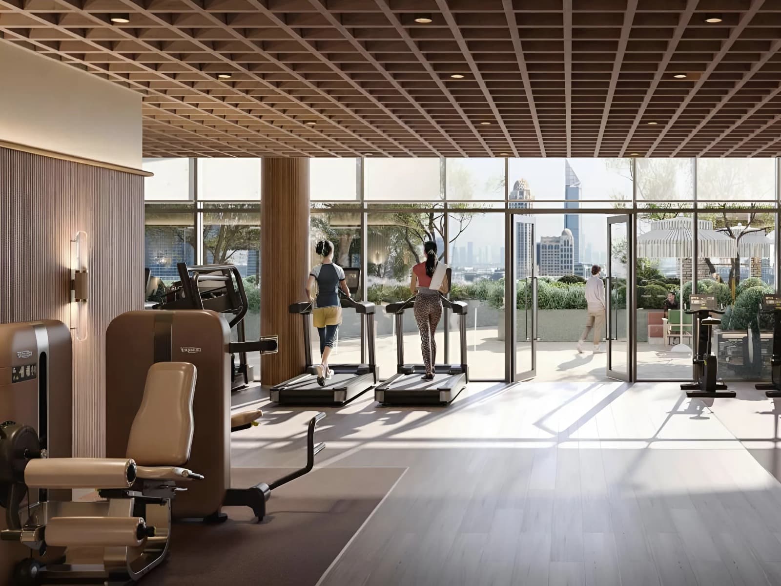 Covered gym