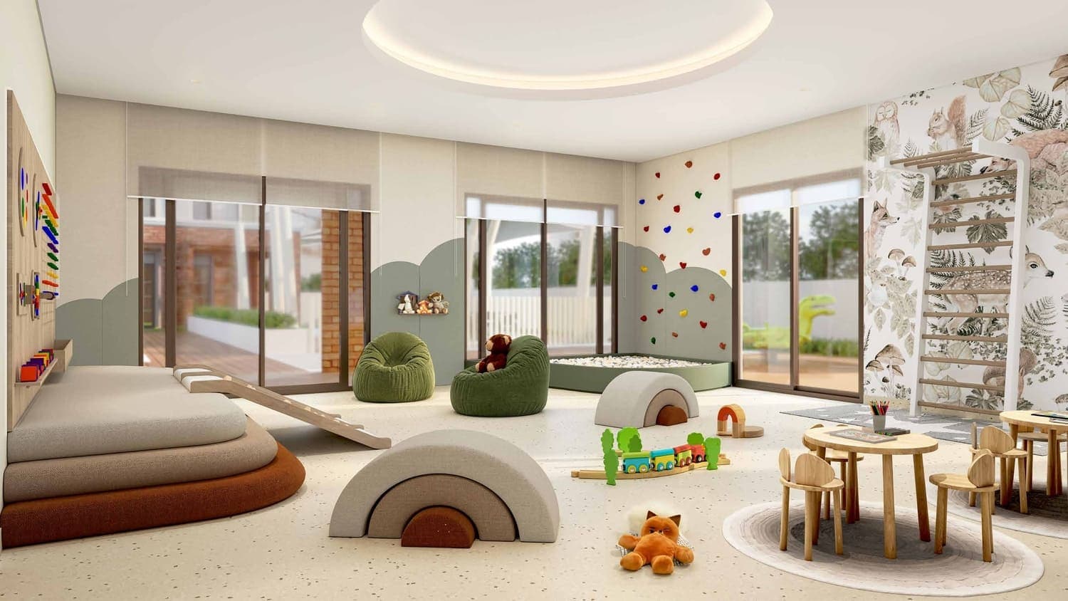 Covered Kids Play Area