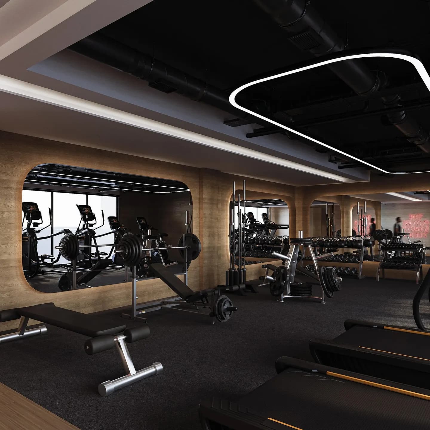 Shared gym & fitness