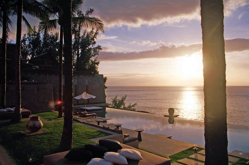 Private beach