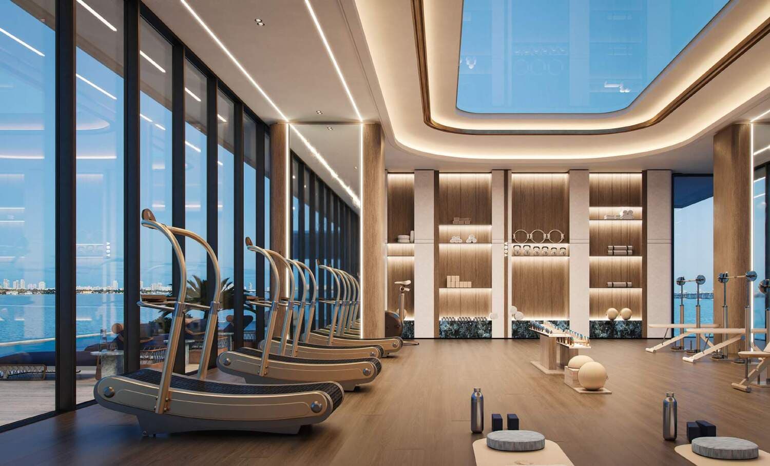 Covered gym