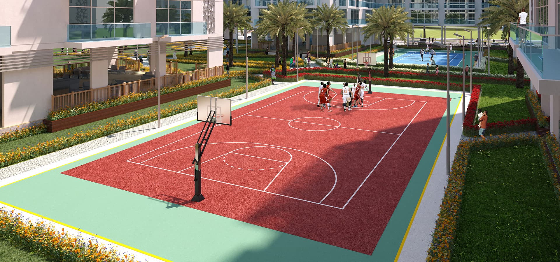 Basketball court