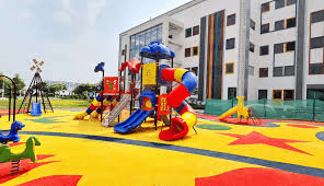 Outdoor kids’ play area