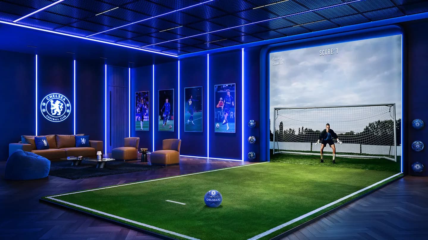 Chelsea Football Simulation Room