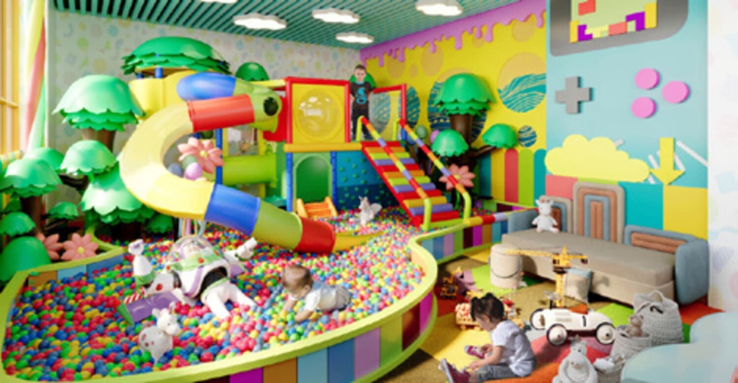 Outdoor & Indoor Children Play Area